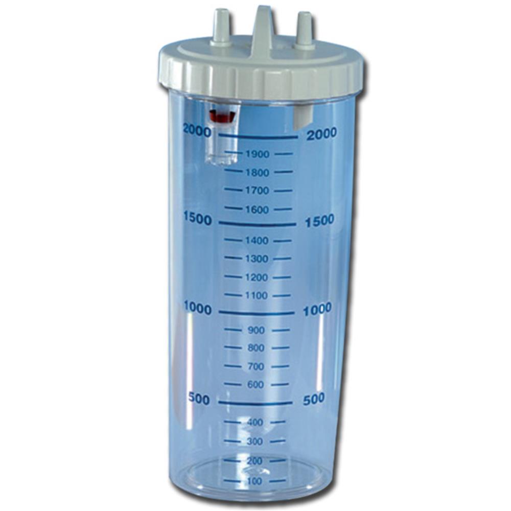 Κάνιστρο με καπάκι 2Lt κλιβανιζόμενο 121°c για αναρρόφηση Clini plus, Hospi plus