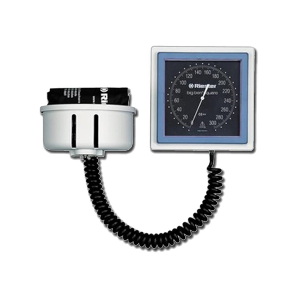 Riester aneroid sphygmomanometer with basket wall mounted