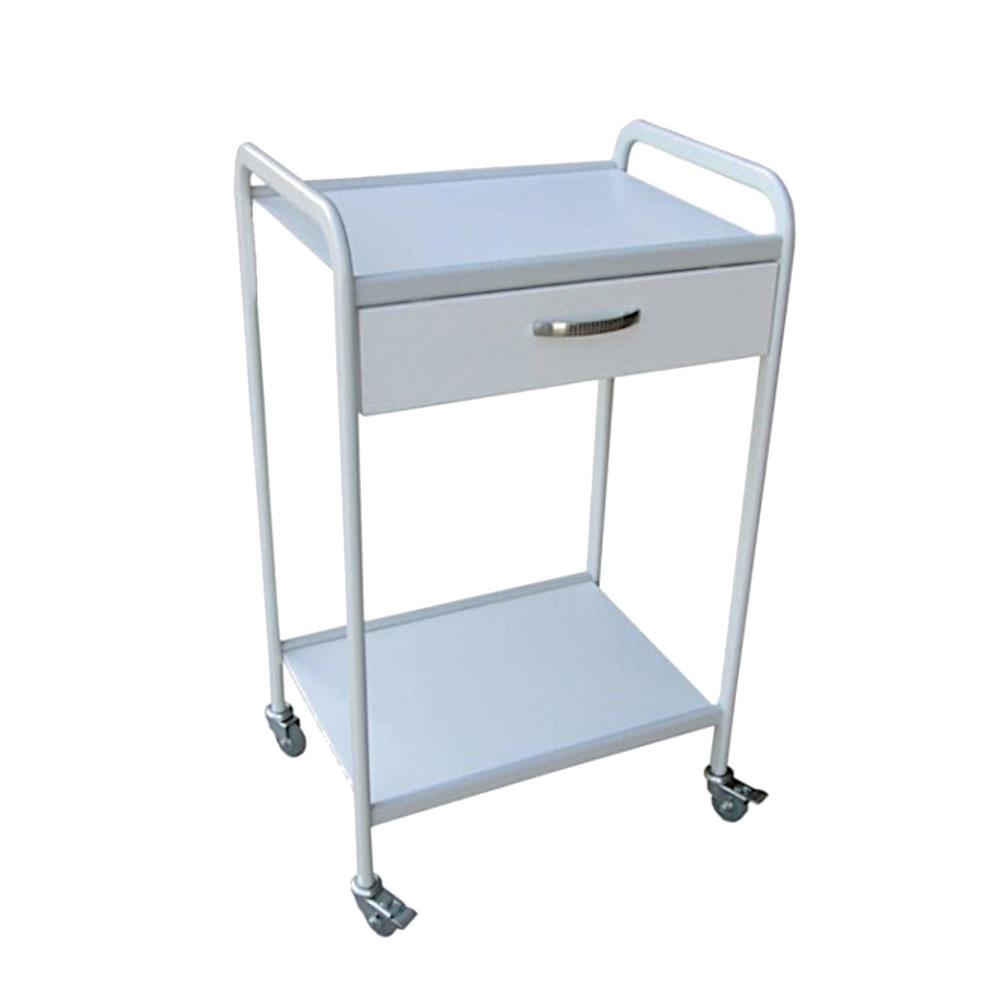 Trolley with castors with 1 drawer and 1 shelve 55x40cm