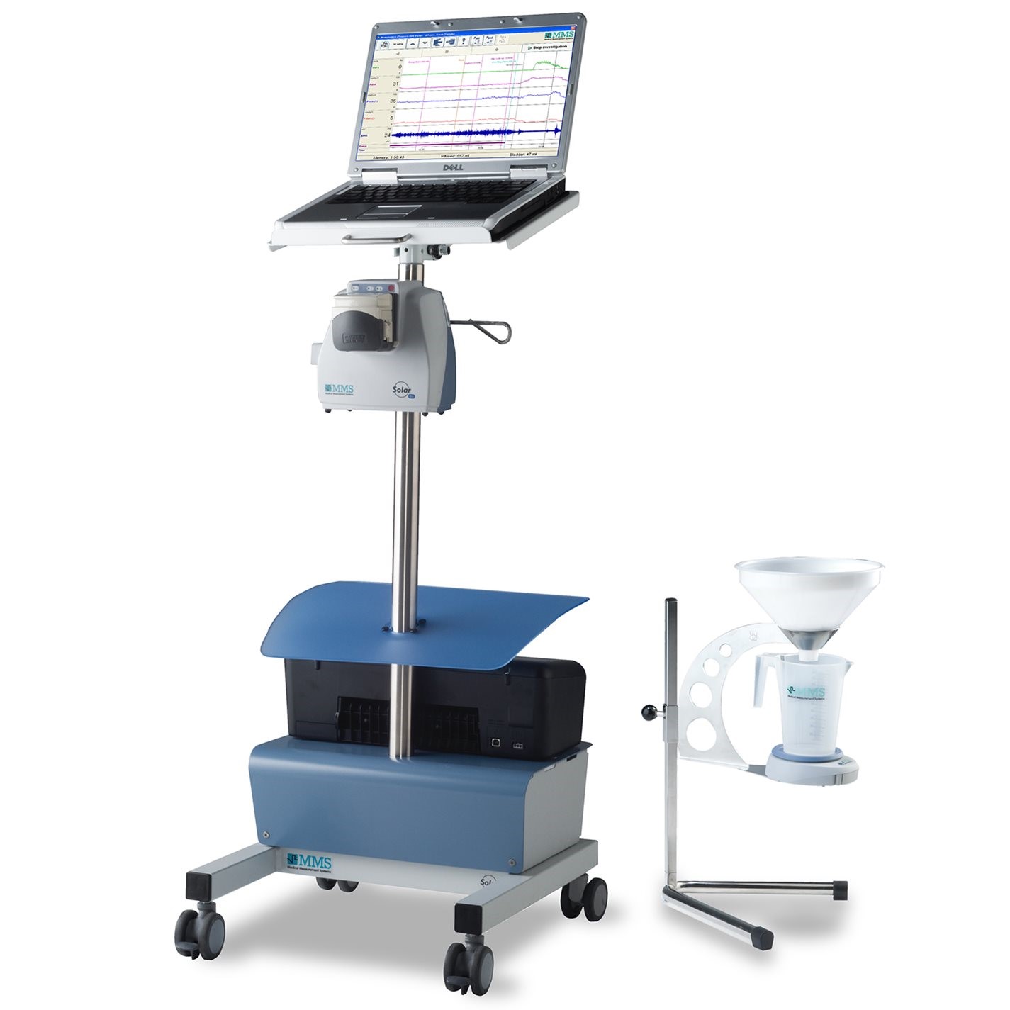 Urodynamic system Solar Blue, Laptop integrated