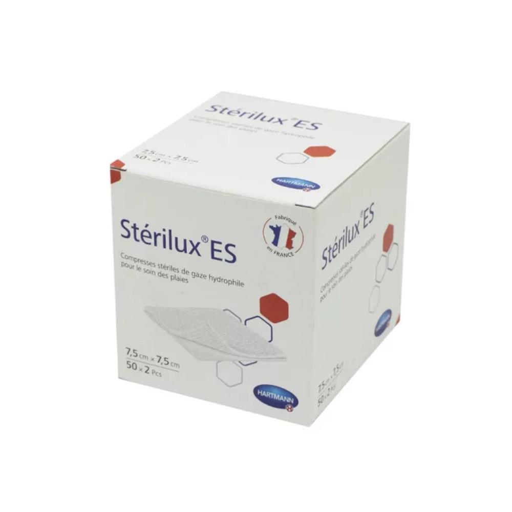 Γάζα απλή 10x10cm-8ply 13 κλωστών Sterilux ES (100άδα)