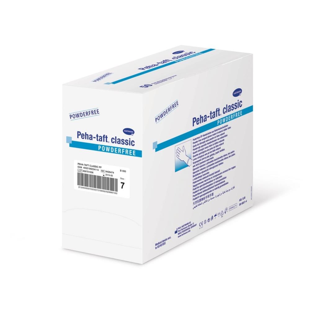 Γάντια Χειρουργικά Αποστειρωμένα Χωρίς Πούδρα, Hartmann Peha-taft, ζεύγος