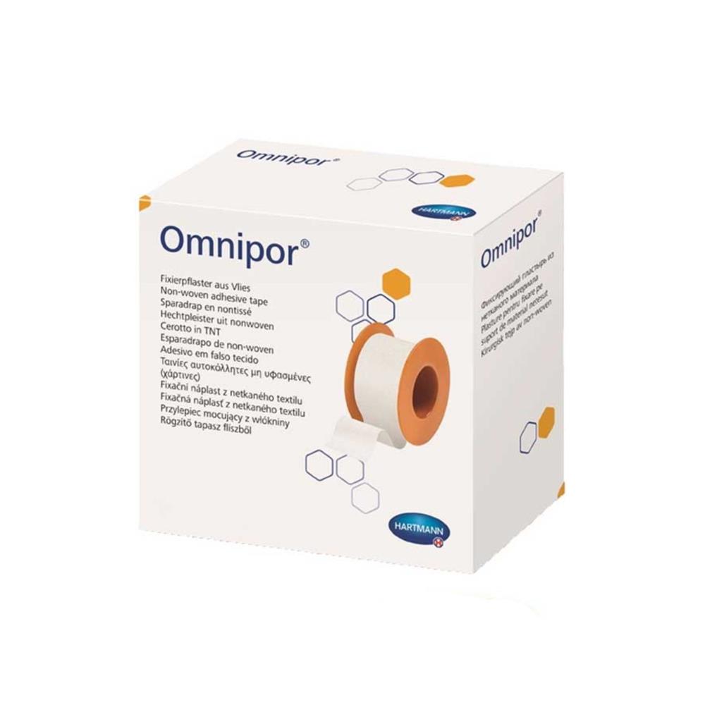 Ταινία αυτοκόλλητη χάρτινη, από λευκό μη υφασμένο υλικό Omnipor Hartmann όλα τα μεγέθη