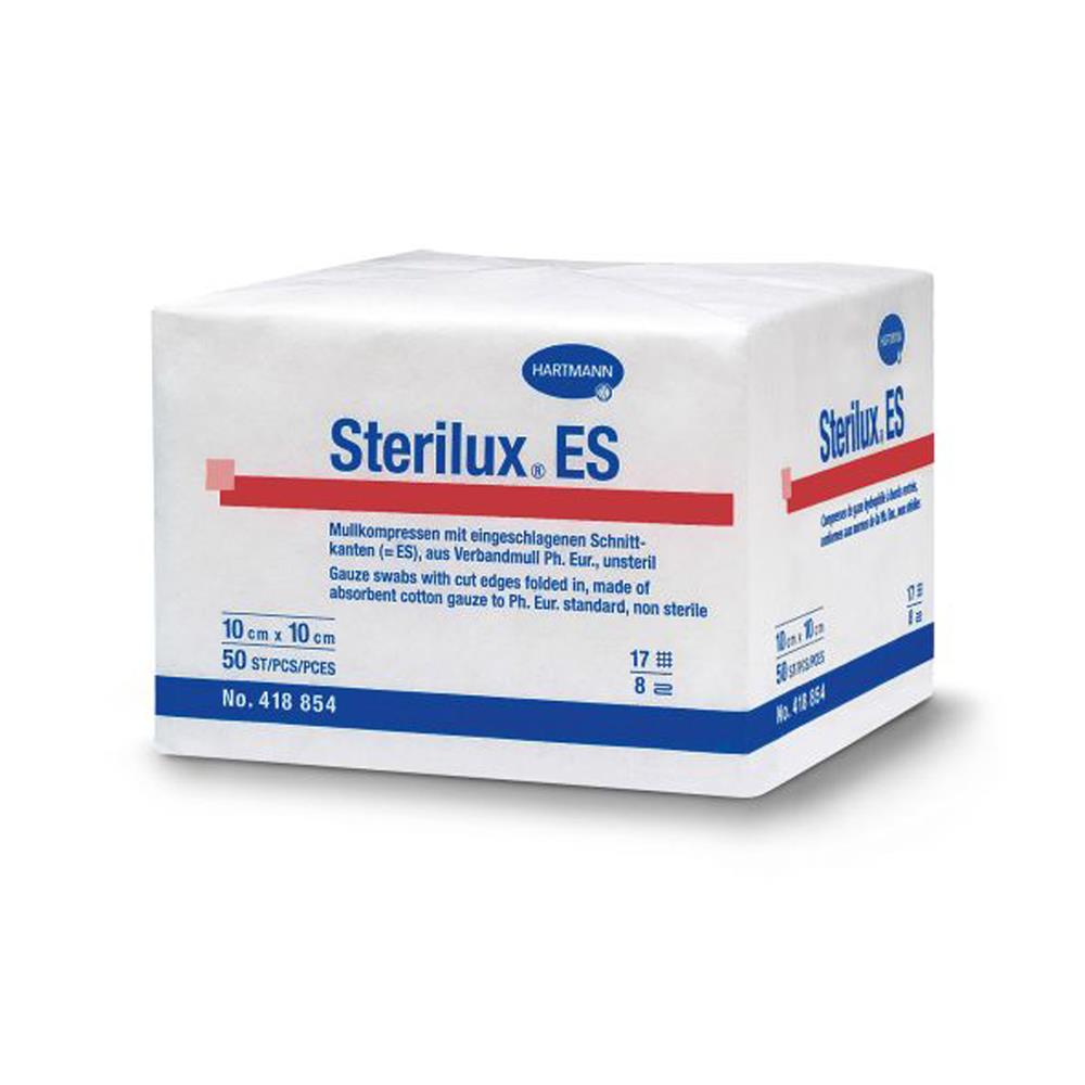 Γάζα απλή Sterilux ES 8ply 17 κλωστών (100άδα) Όλα τα μεγέθη