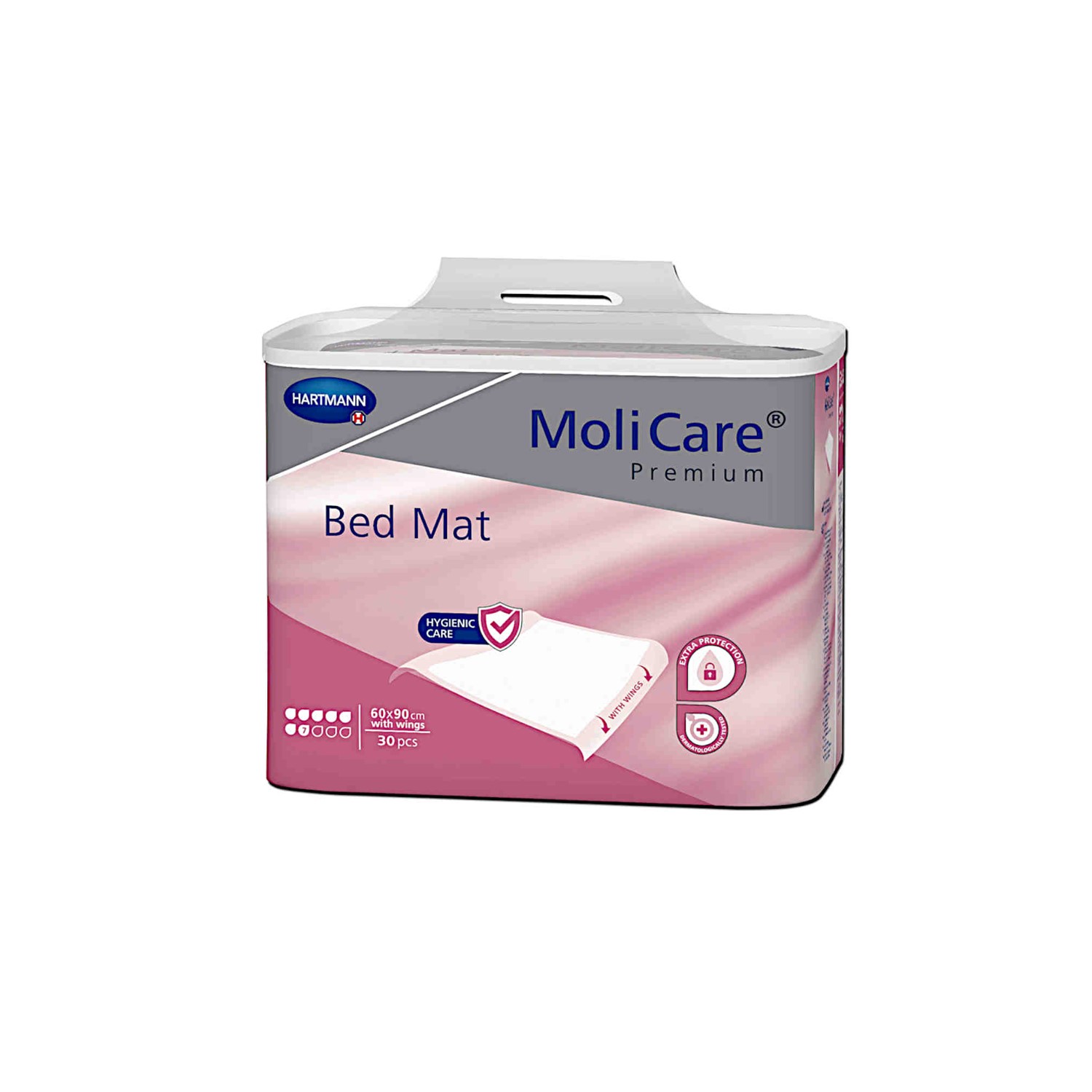 MoliCare Premium Bed Mat 60x60cm 5 drops (30pcs)