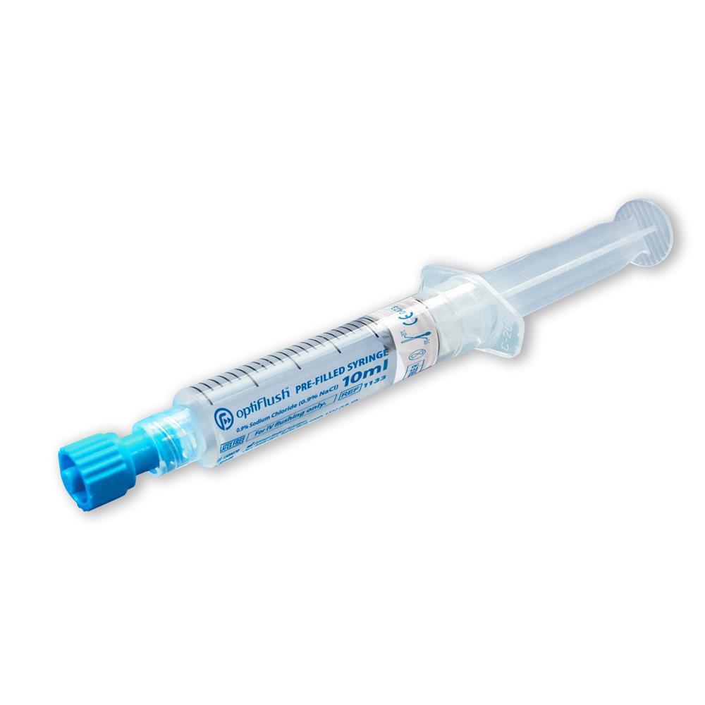 Σύριγγα OptiFlush 10ml αποστειρωμένη προγεμισμένη με 0,9% NaCl (36άδα)