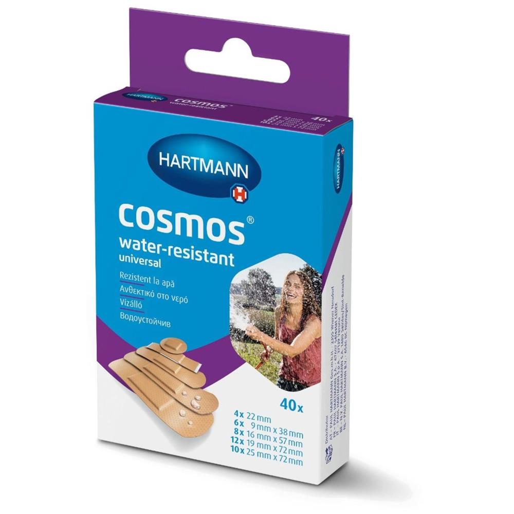 Επιθέματα Αυτοκόλλητα Ανθεκτικά στο Νερό Cosmos Water Resistance σε 5 Μεγέθη σε Κασετίνα (40άδα)