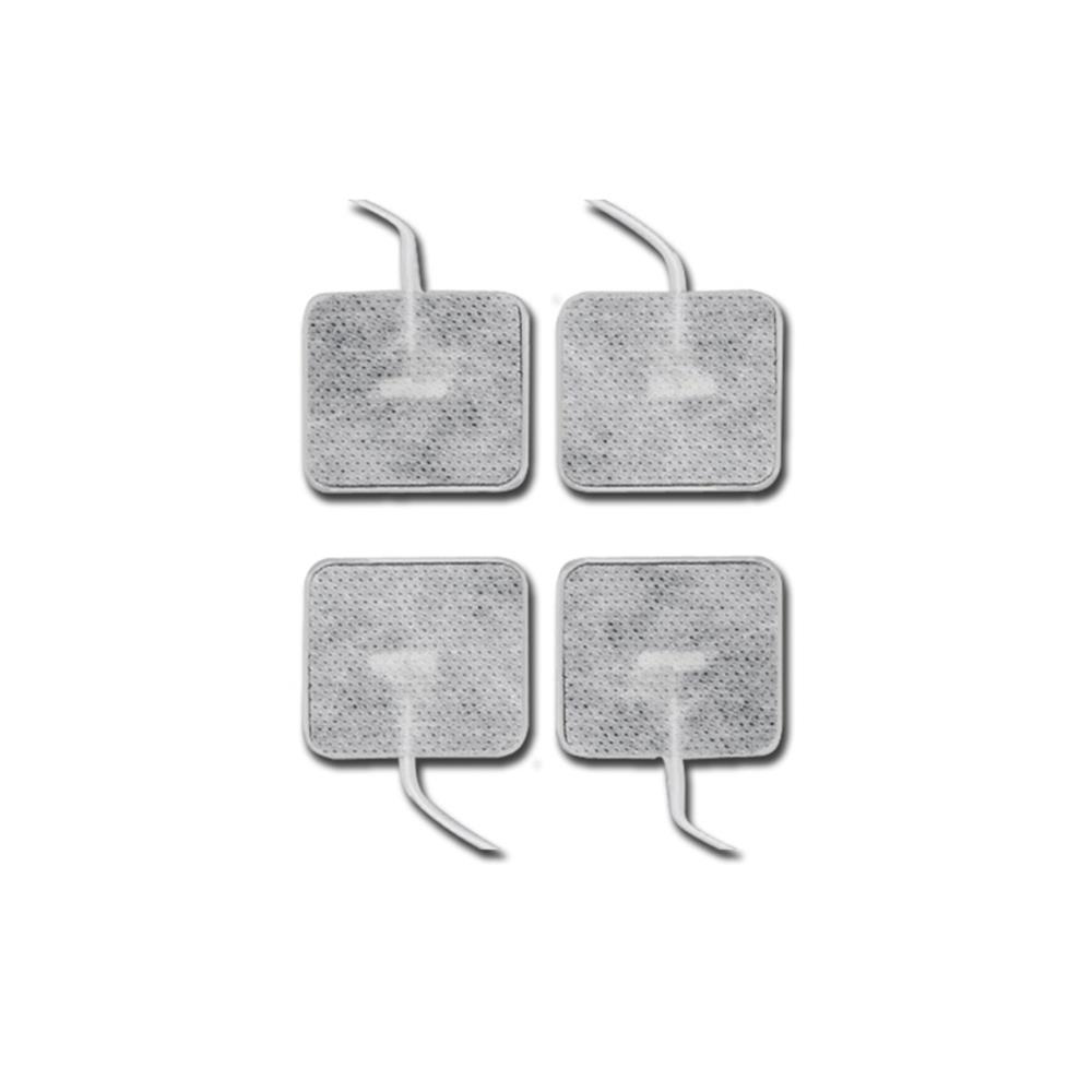 Gelled Electrodes 40x40mm Disposable with cable (4pcs)