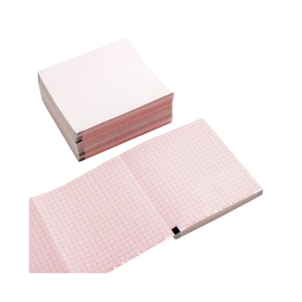 Χαρτί ηλεκτροκαρδιογράφου, Z-Fold 112mmx100mm - 100 Φύλλα